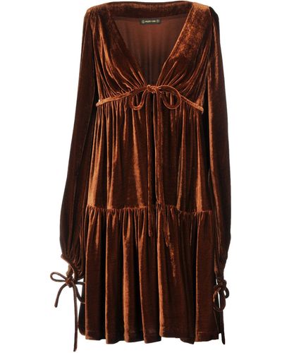 Plein Sud Mini Dress - Brown