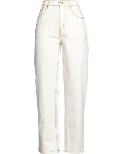 Tory Burch Pantaloni Jeans - Bianco