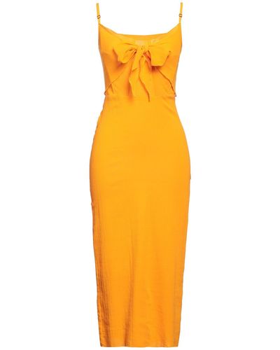 Patou Midi Dress - Yellow