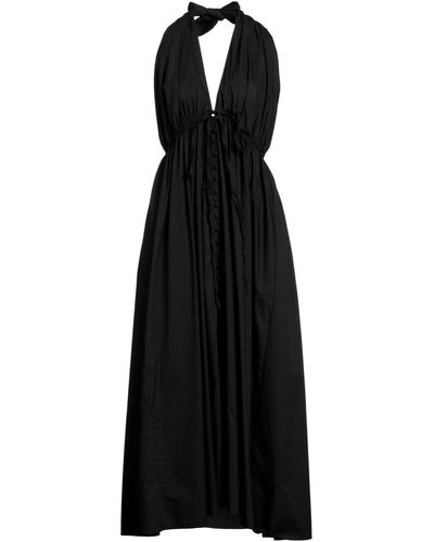 Isabelle Blanche Midi Dress - Black