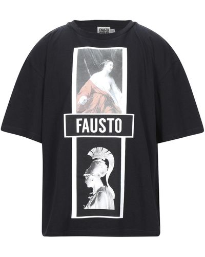 Fausto Puglisi T-shirts - Schwarz