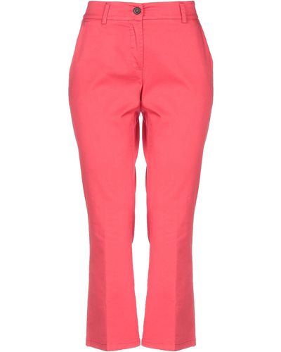 Another Label Cropped Trousers - Red