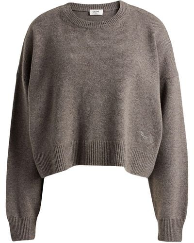 CELINE Celine striped knit cotton sweater (2A88V384N.01CN)