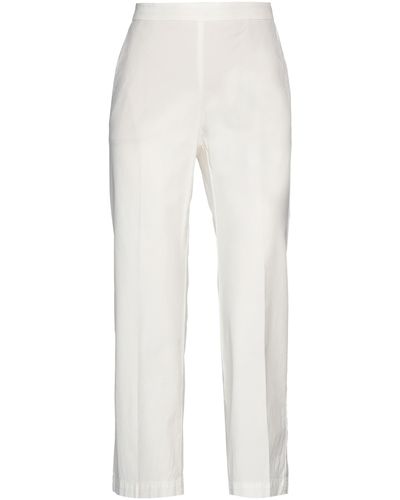 Maliparmi Pantaloni Cropped - Bianco