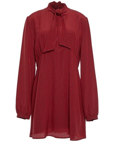 Saint Laurent Mini Dress - Red