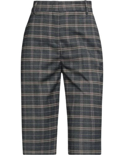 Manila Grace Pantalons courts - Gris