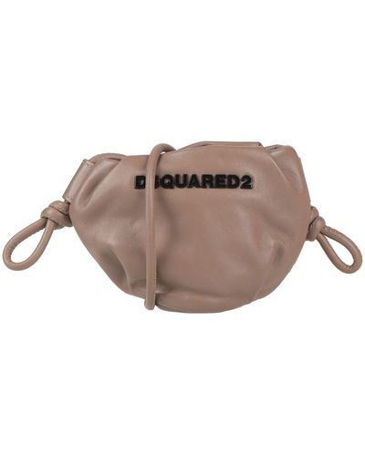 DSquared² Khaki Cross-Body Bag Kidskin - Natural