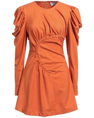WEILI ZHENG Mini Dress - Orange