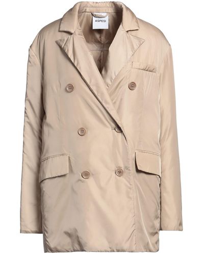 Aspesi Overcoat & Trench Coat - Natural
