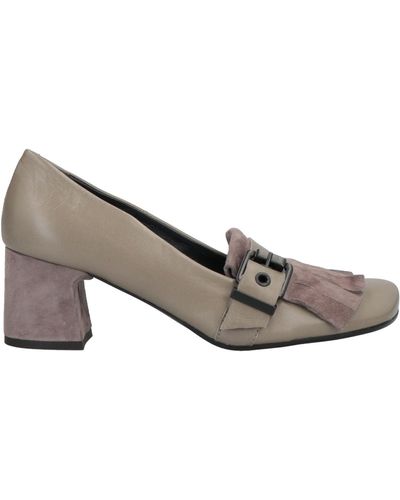 Janet & Janet Loafers Soft Leather - Gray