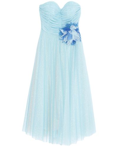 Hanita Midi Dress - Blue