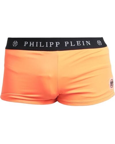 Philipp Plein Short de bain - Orange