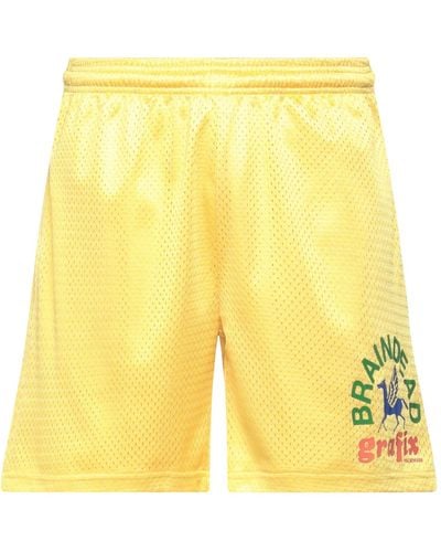 Brain Dead Shorts & Bermuda Shorts - Yellow