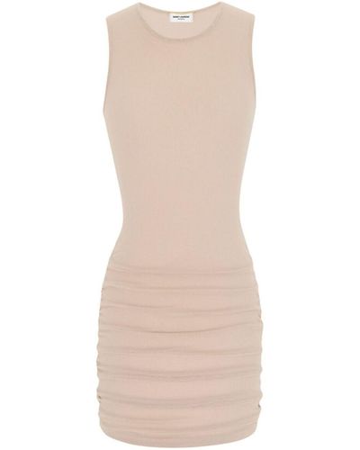 Saint Laurent Mini-Kleid - Weiß