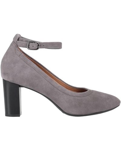 Clarks Court Shoes - Grey