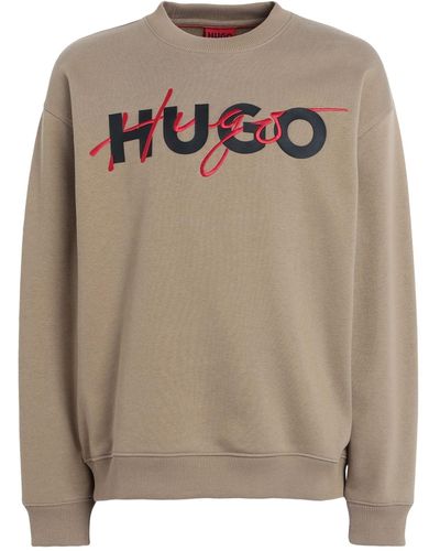 HUGO Sweat-shirt - Marron