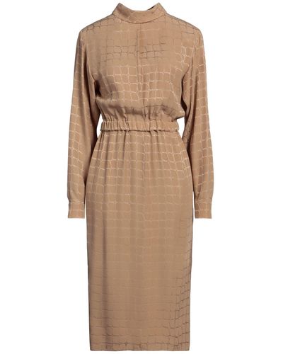 Celine Midi Dress - Natural