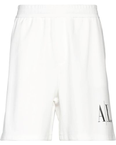 Armani Exchange Shorts & Bermuda Shorts - White