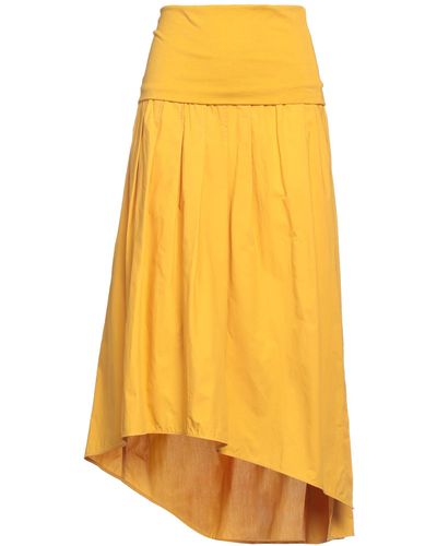 Manila Grace Midi Skirt - Yellow