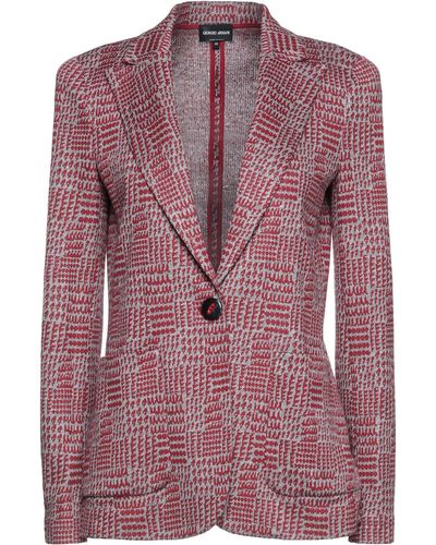 Giorgio Armani Suit Jacket - Red
