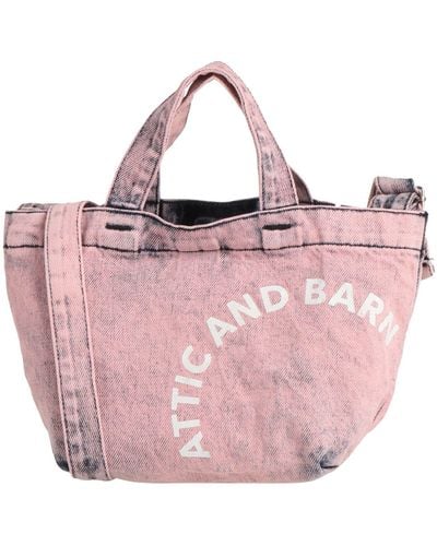 Attic And Barn Handbag Cotton - Pink