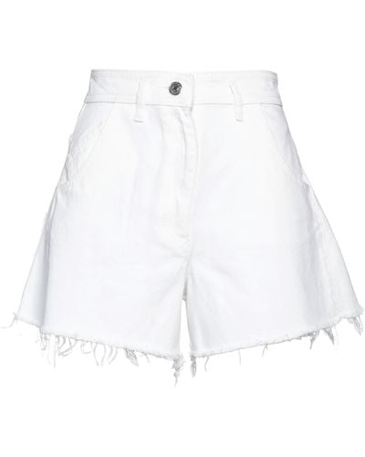Maje Denim Shorts - White