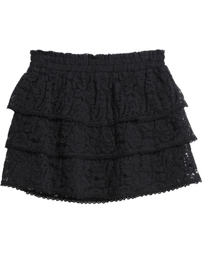 LoveShackFancy Mini Skirt - Black