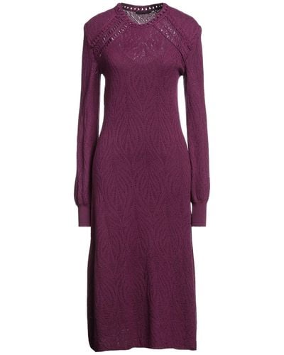 Alberta Ferretti Midi Dress - Purple