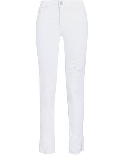 Don't Cry Denim Trousers - White