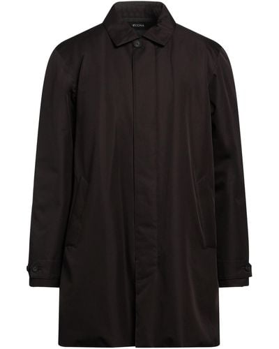 ZEGNA Coat Polyester - Black