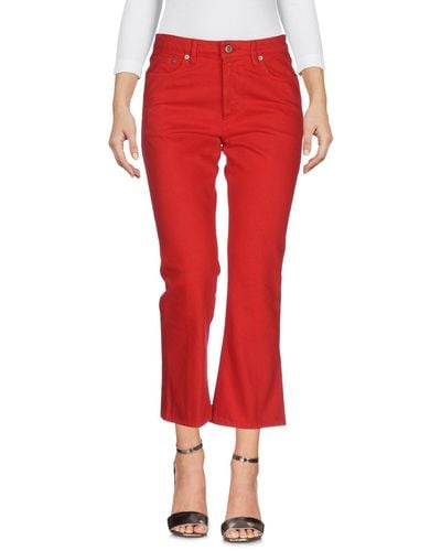 Golden Goose Pantaloni Jeans - Rosso