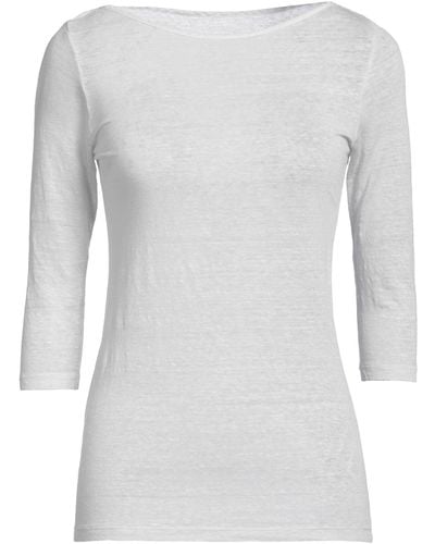 120% Lino T-shirts - Grau