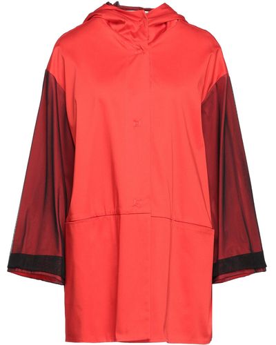 Shirtaporter Overcoat & Trench Coat - Red