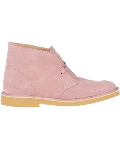 Clarks Ankle Boots - Pink