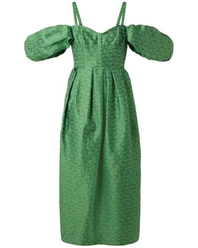 Rosie Assoulin Robe midi - Vert