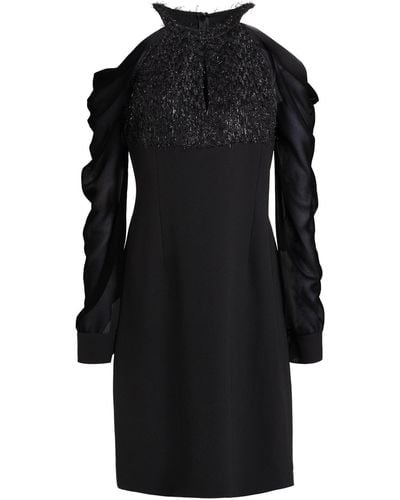 Annarita N. Mini Dress Polyester, Elastane - Black