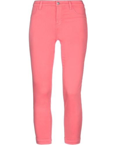 J Brand Coral Pants Cotton, Modal, Polyester, Polyurethane - Pink