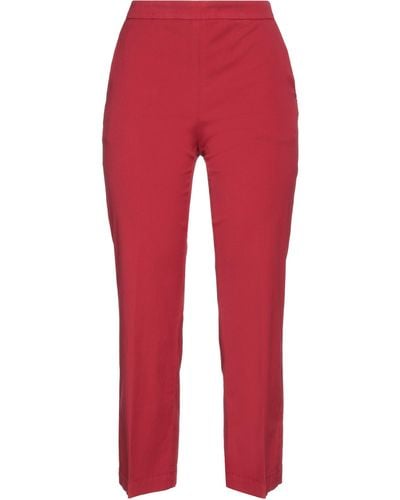 Maliparmi Cropped Trousers - Red