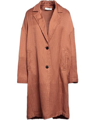Pomandère Overcoat & Trench Coat - Brown