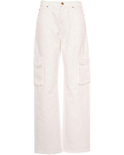 Pinko Pantalon en jean - Blanc