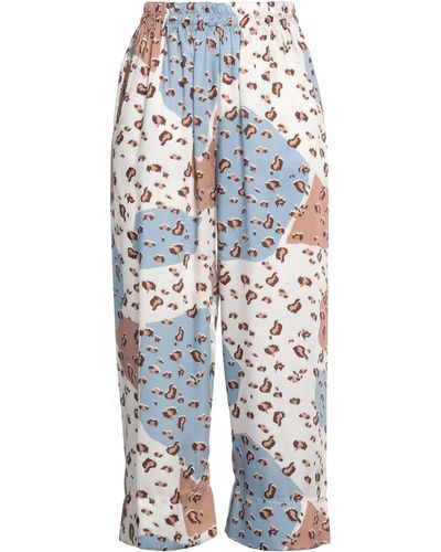 Guttha Cropped Trousers - Blue