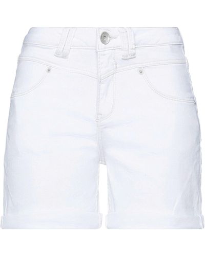 Garcia Denim Shorts - White