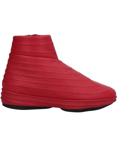 Valextra Sneakers Soft Leather - Red