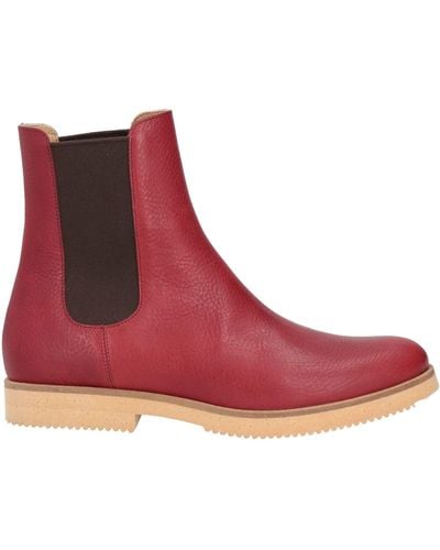 Stephen Venezia Ankle Boots - Red