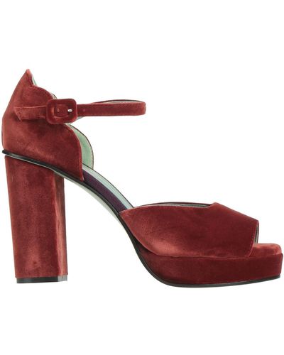 Paola D'arcano Sandals - Red