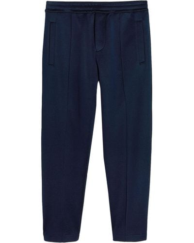 Dunhill Midnight Trousers Cotton, Polyamide - Blue