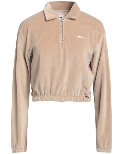 Obey Sweatshirt Cotton, Polyester - Natural