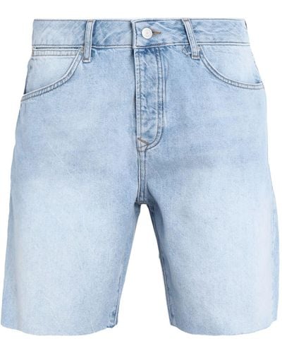 TOPMAN Denim Shorts - Blue