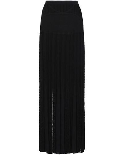 Roberto Cavalli Long Skirt - Black