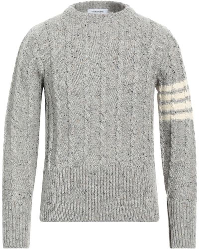 Thom Browne Jumper Wool, Mohair Wool - Grey